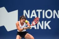 Emma Navarro in action (Source: Getty)